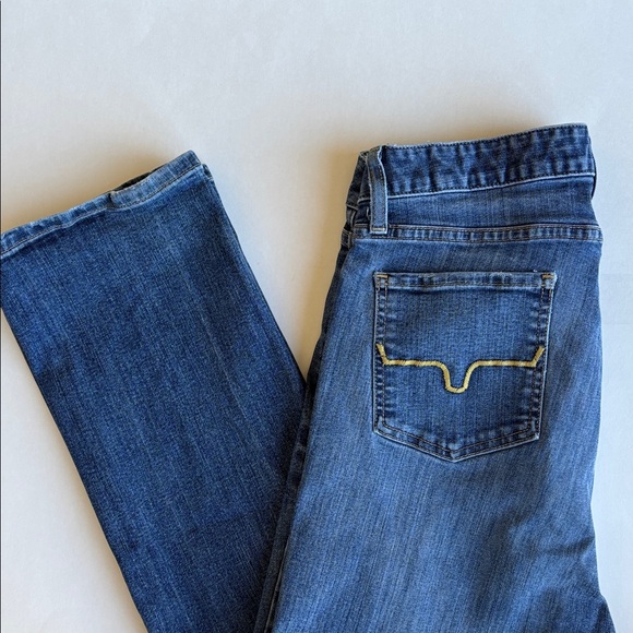 Kimes Ranch Sarah High Rise Straight Leg Blue Mid Wash Denim Jeans Women’s 8/36 - Picture 2 of 16